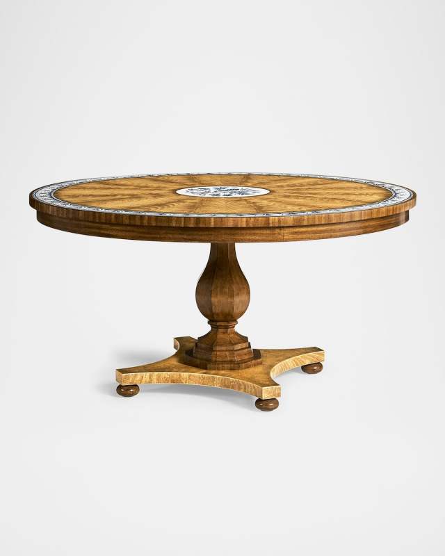 Vermeer 58" Round Pedestal Dining Table